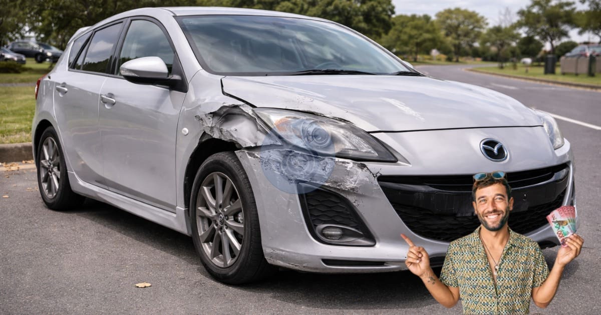 Accident Vehicle on Highway We Offer Top Cash